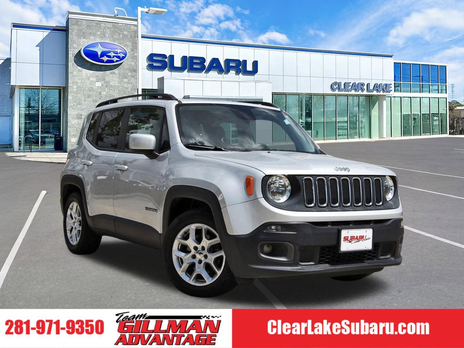 Glacier Metallic 2015 Jeep Renegade Latitude SUV / Crossover Front-Wheel Drive 9-Speed Automatic