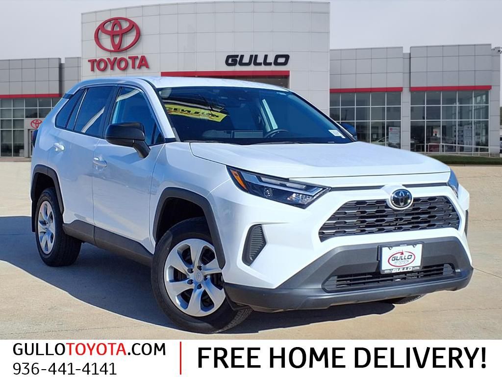 2023 Toyota RAV4 LE White at DeMontrond Automotive Group