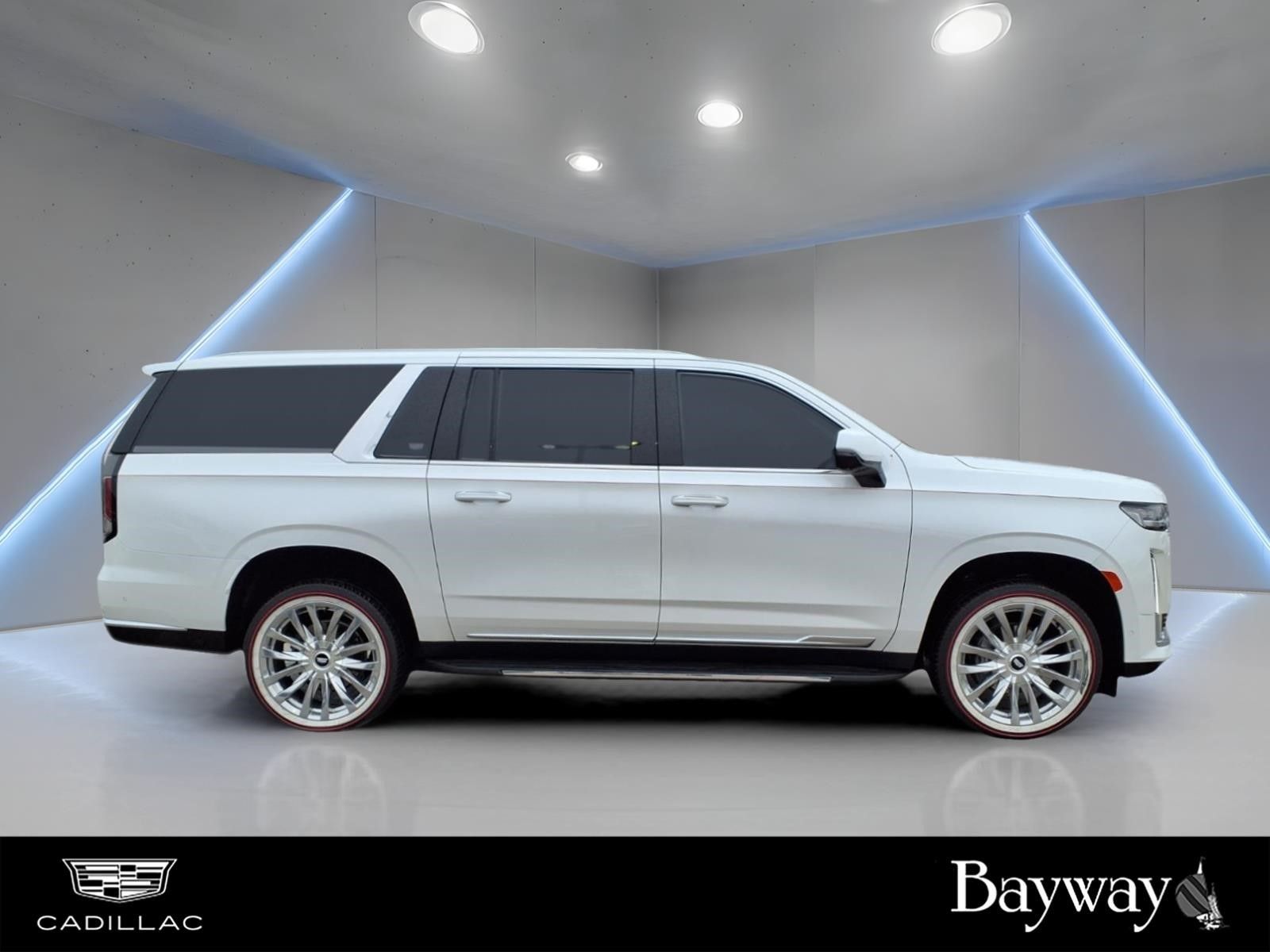 2022 Cadillac Escalade ESV Premium White at DeMontrond Automotive Group