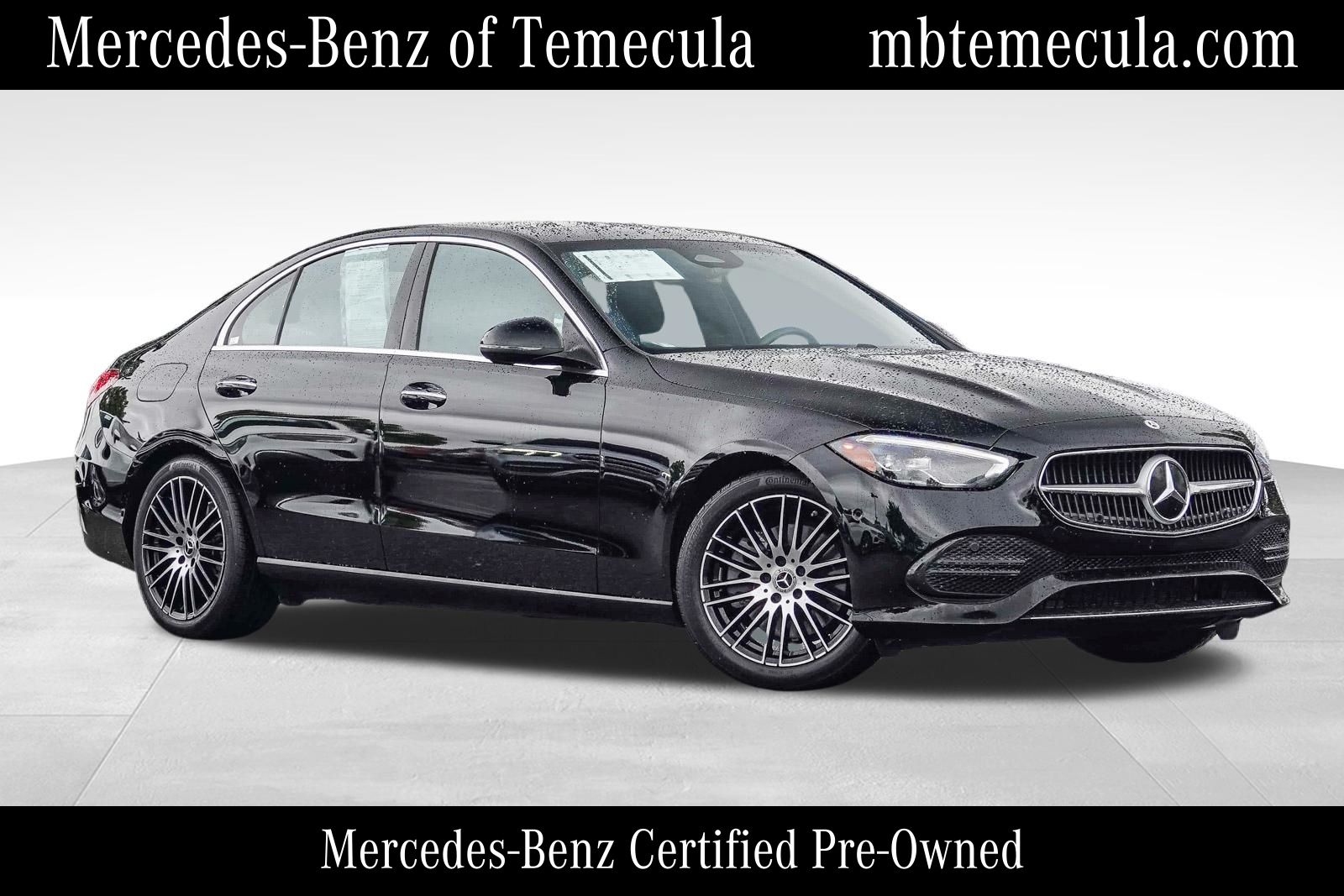 Black 2025 Mercedes-Benz C-Class C 300 RWD Sedan Rear-Wheel Drive 9-Speed Automatic