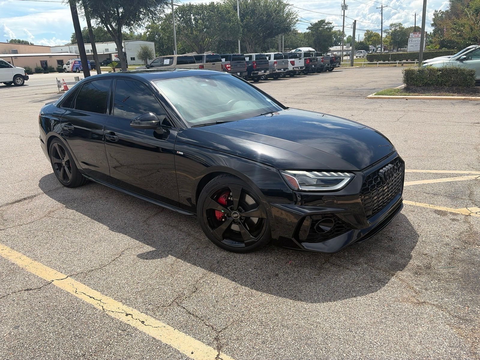 Black Metallic 2024 Audi A4 Sedan All-Wheel Drive 7-Speed Automatic