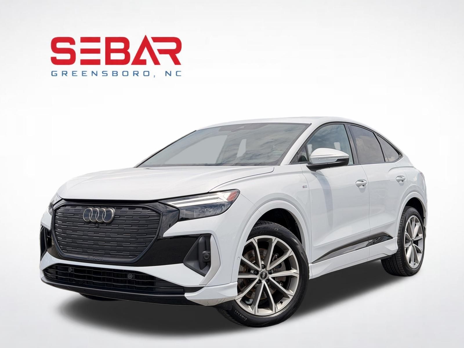 Glacier White 2022 Audi Q4 e-tron Sportback quattro Premium Plus 50 Sedan All-Wheel Drive Automatic