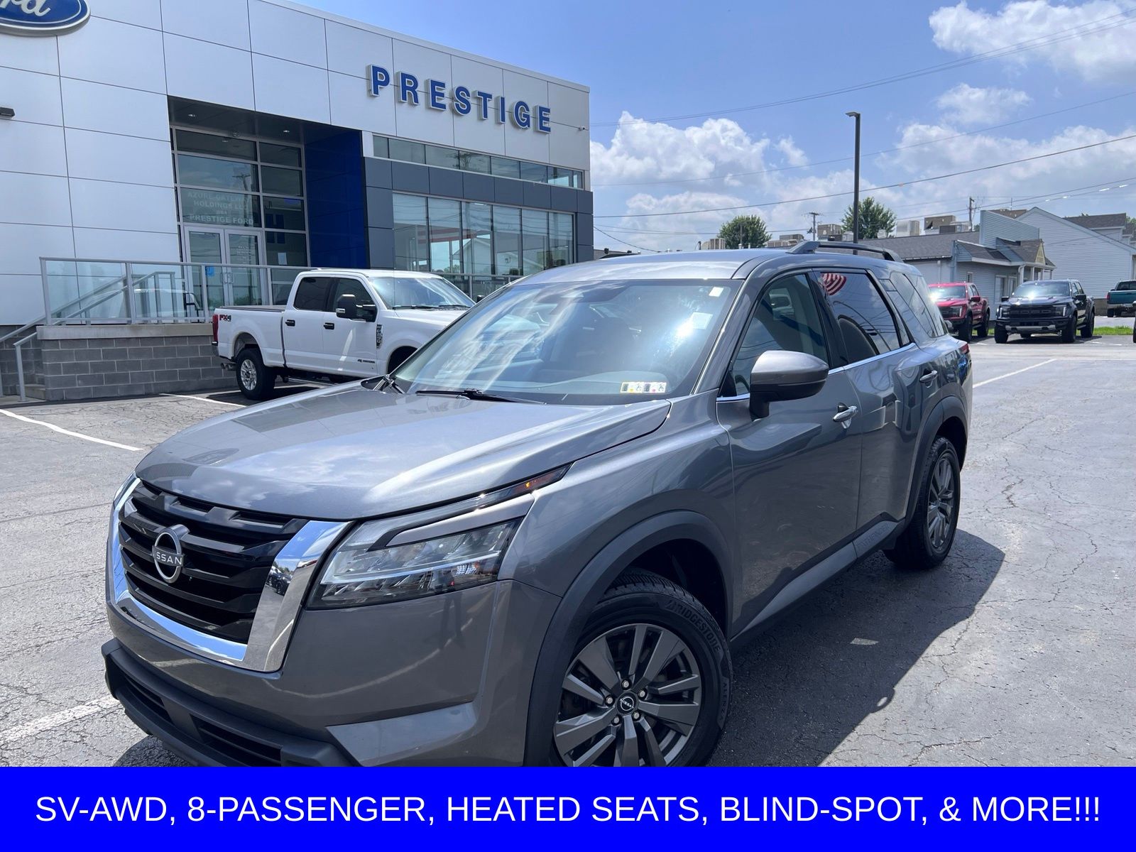 Gray (Gun Metallic) 2022 Nissan Pathfinder SUV / Crossover All-Wheel Drive 9-Speed Automatic