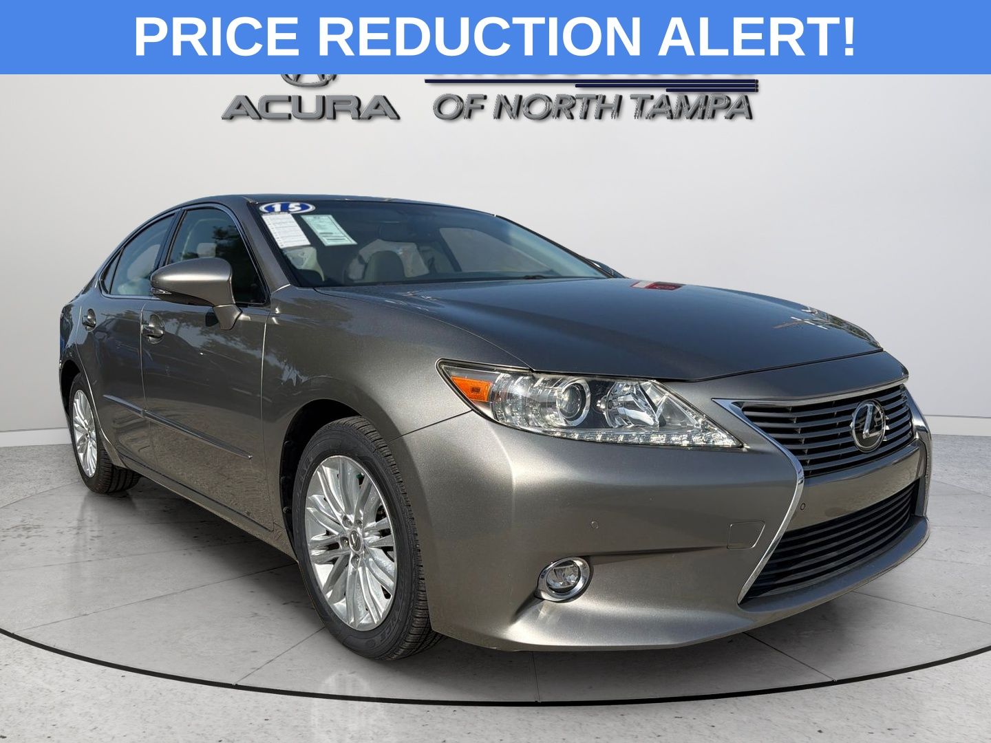 Atomic Silver 2015 Lexus ES Sedan Front-Wheel Drive 6-Speed Automatic