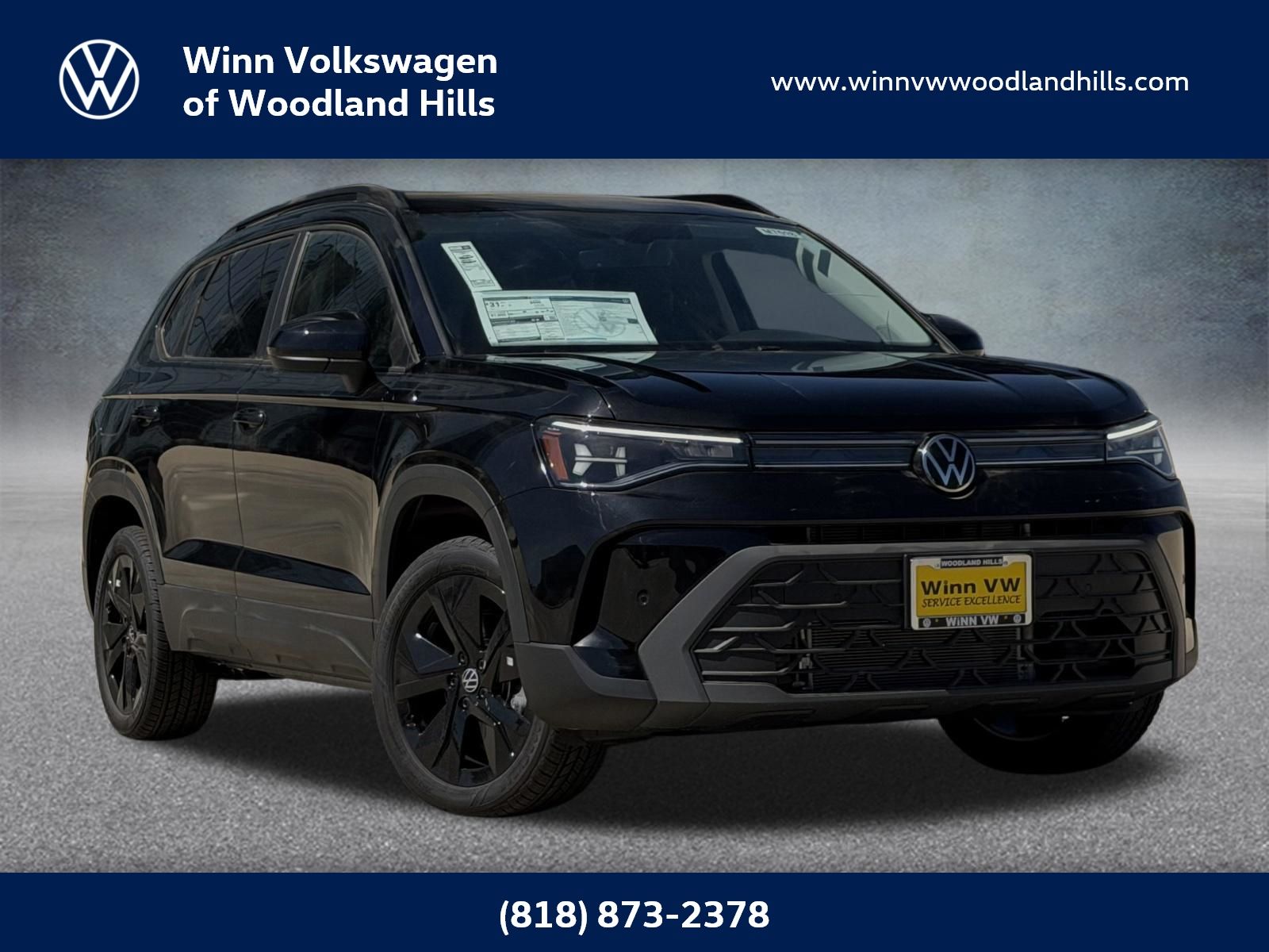 2026 Volkswagen Taos 1.5T SE Black
