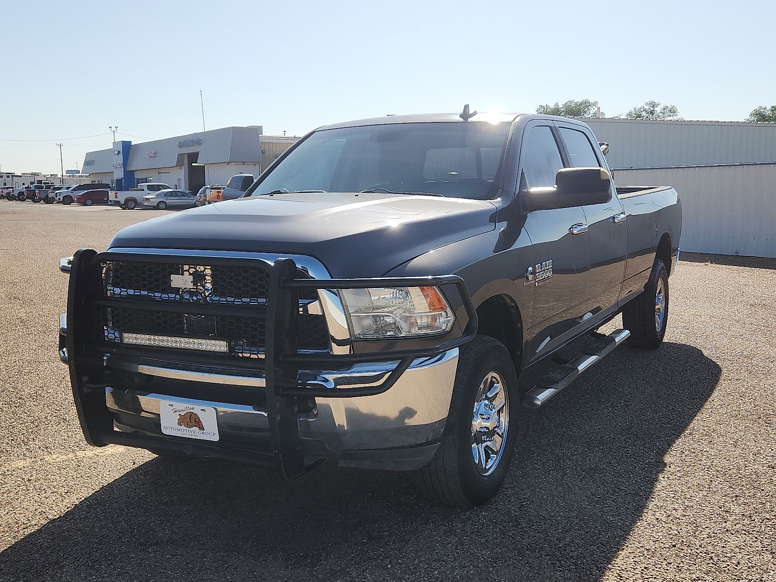 Gray (Granite Crystal Metallic Clearcoat) 2014 RAM 3500 Pickup Truck Four-Wheel Drive 6-Speed Automatic