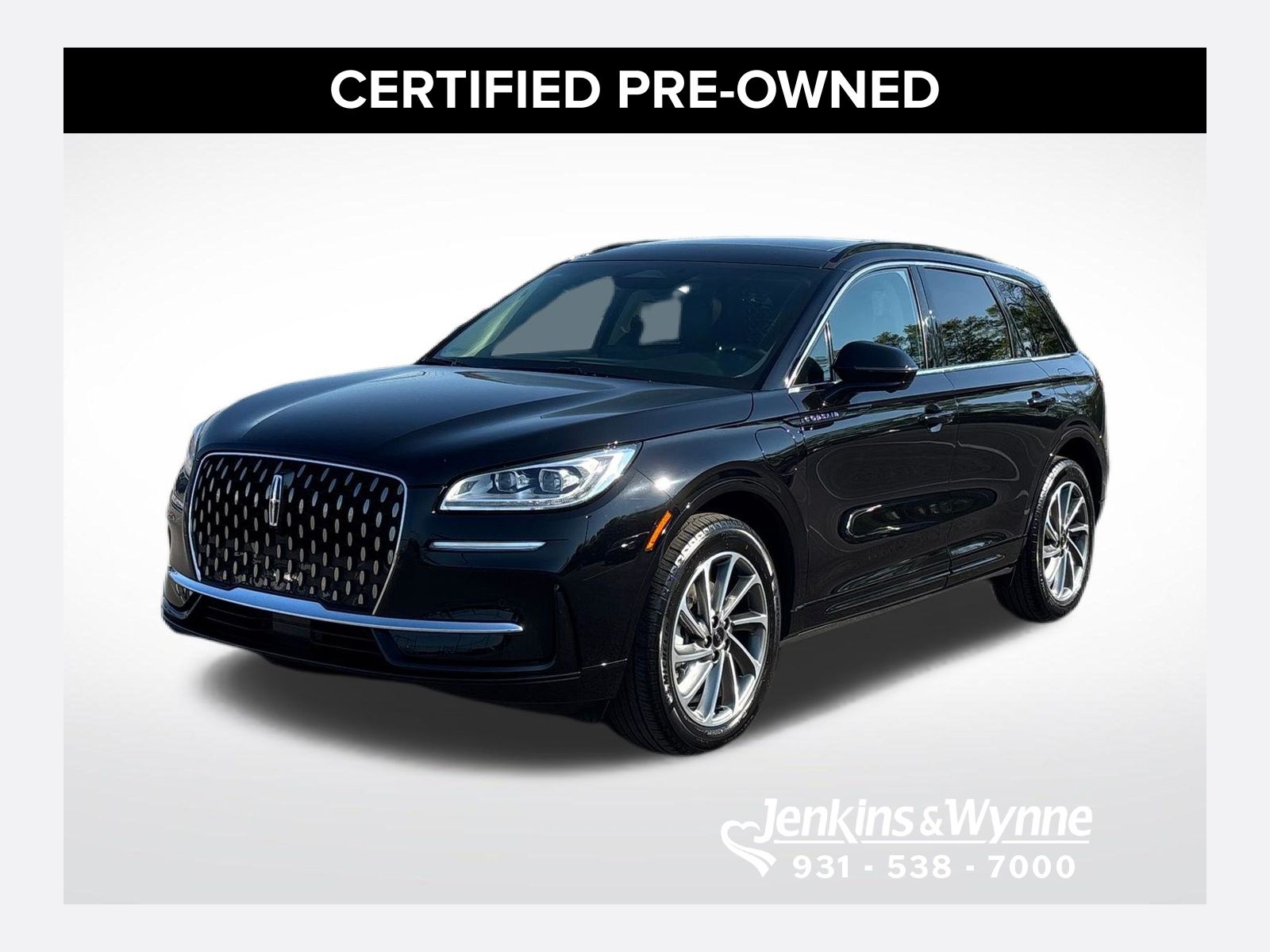 Infinite Black Metallic Clearcoat 2025 Lincoln Corsair Grand Touring AWD SUV / Crossover All-Wheel Drive Continuously Variable Transmission