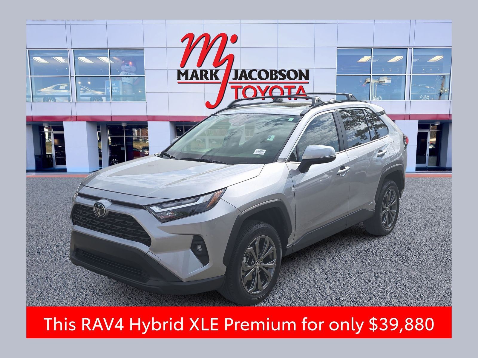 Silver Sky Metallic 2025 Toyota RAV4 Hybrid XLE Premium AWD SUV / Crossover All-Wheel Drive Continuously Variable Transmission