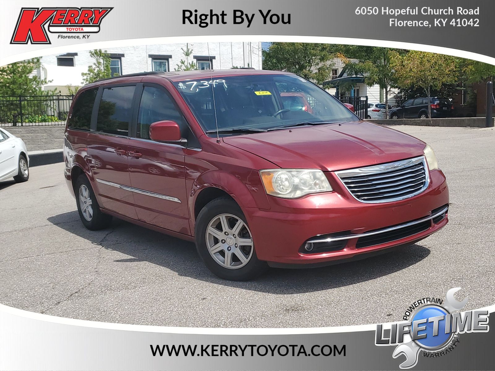 Deep Cherry Red Crystal Pearlcoat 2012 Chrysler Town & Country Minivan Front-Wheel Drive 6-Speed Automatic