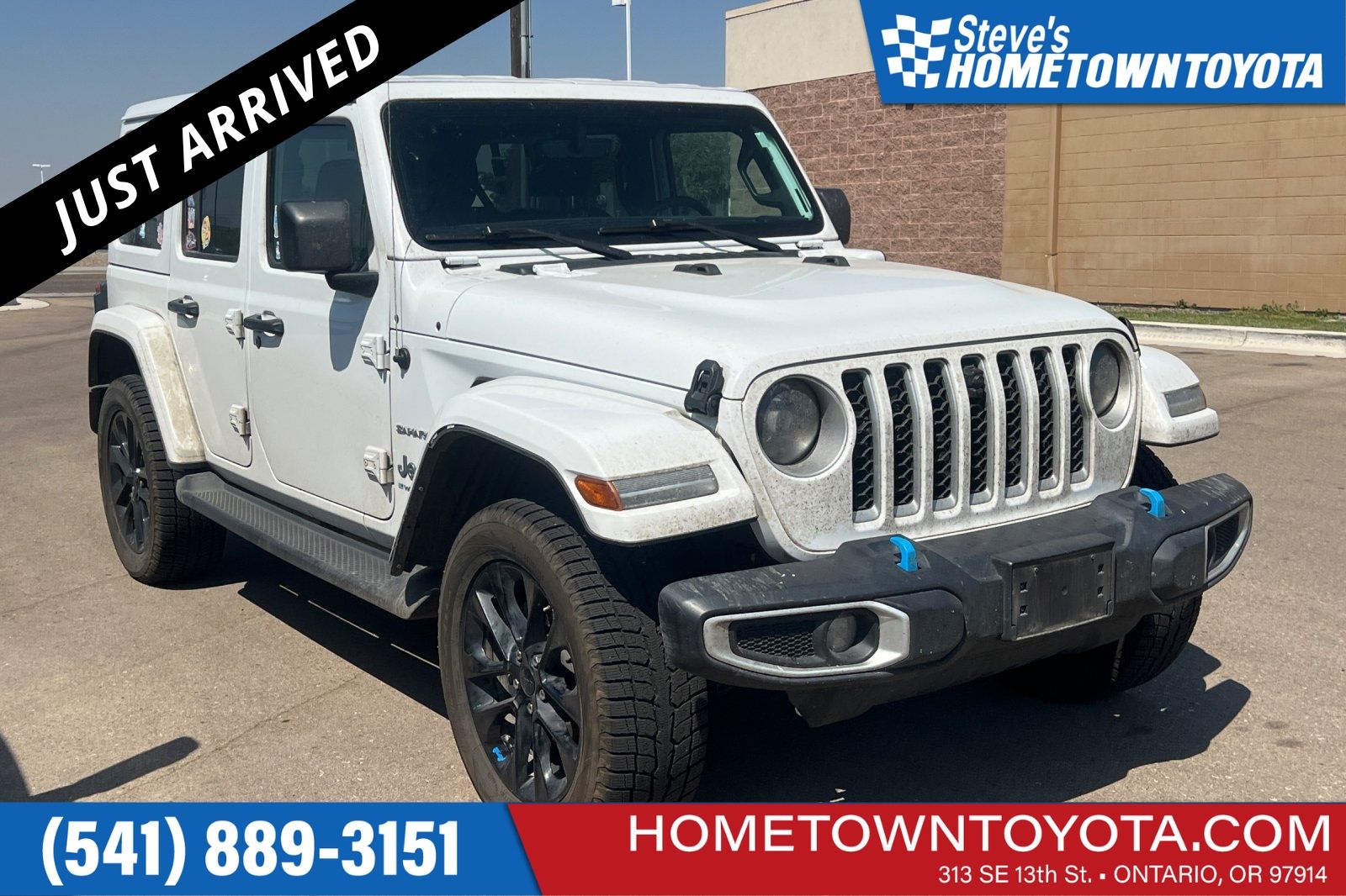 Bright White Clearcoat 2023 Jeep Wrangler 4xe SUV / Crossover Four-Wheel Drive 8-Speed Automatic