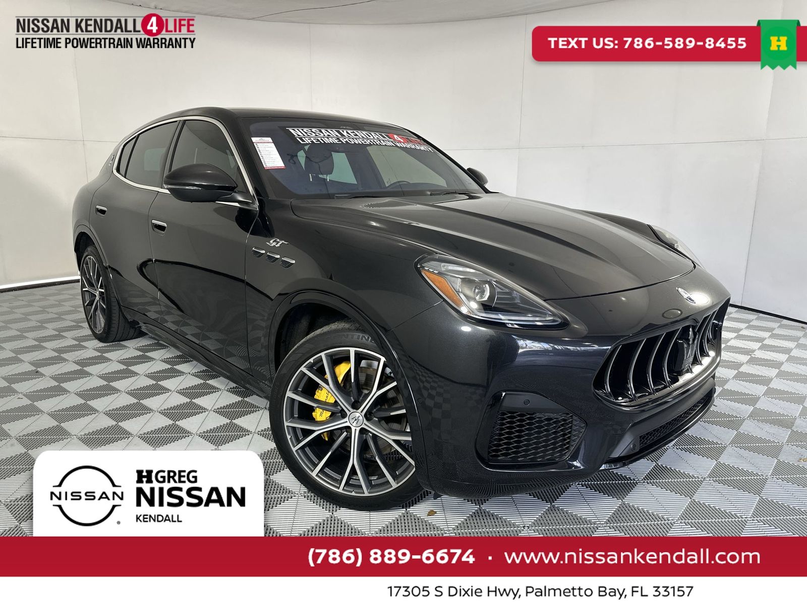 Nero Tempesta Metallic 2023 Maserati Grecale GT AWD SUV / Crossover All-Wheel Drive 8-Speed Automatic