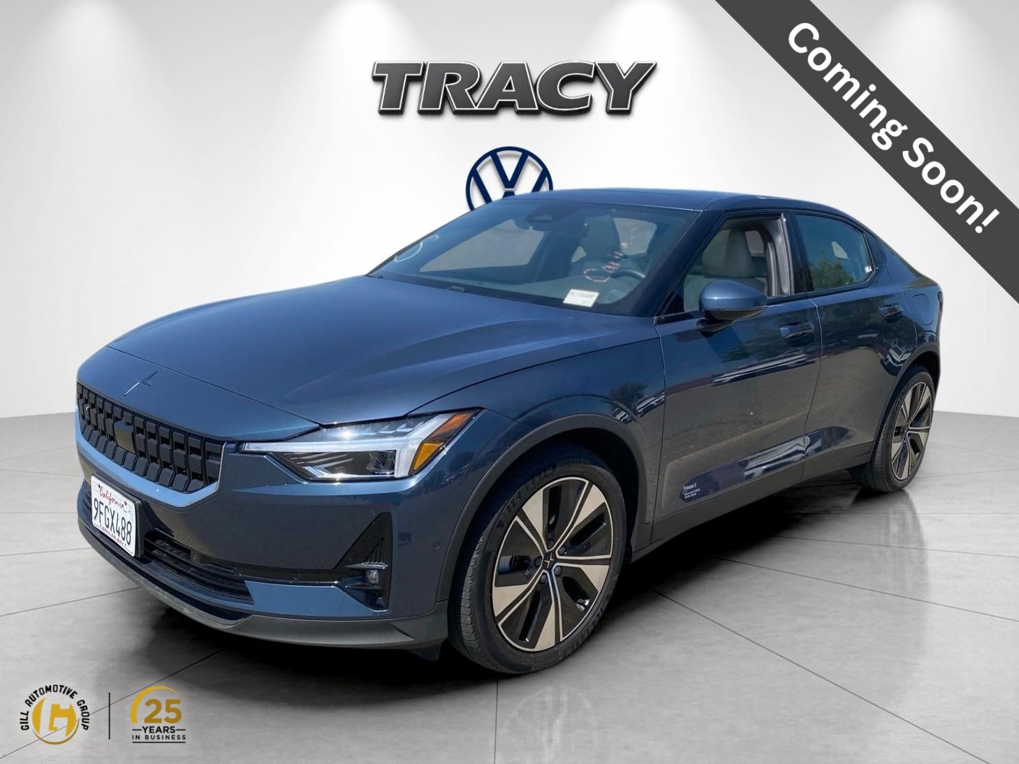 Midnight Metallic 2023 Polestar 2 Sedan All-Wheel Drive 1-Speed Automatic