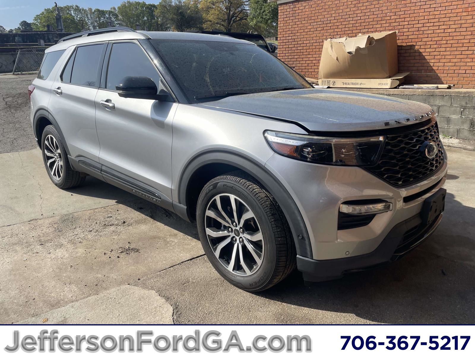 Silver Metallic 2020 Ford Explorer ST AWD SUV / Crossover All-Wheel Drive Automatic