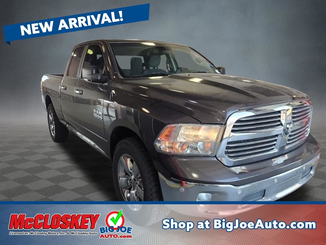 Gray (Granite Crystal Metallic Clearcoat) 2018 RAM 1500 Pickup Truck Four-Wheel Drive 8-Speed Automatic