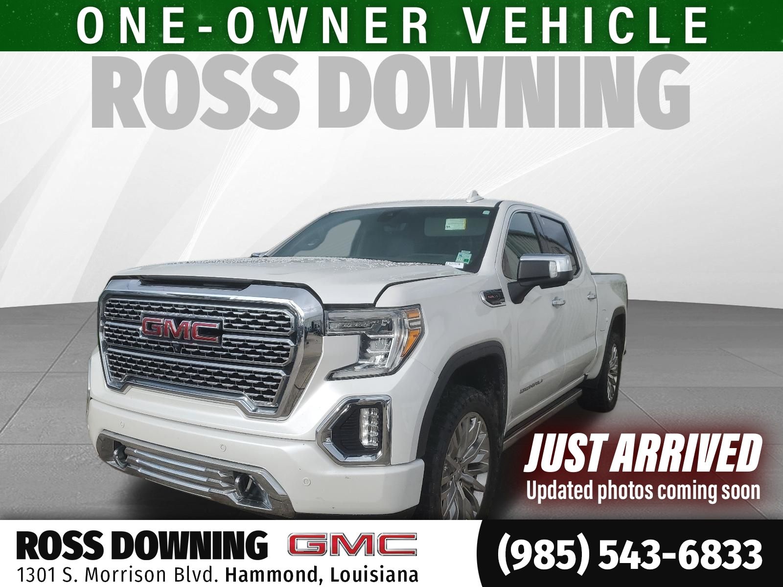 2019 GMC Sierra 1500 Denali White at Ross Downing Chevrolet