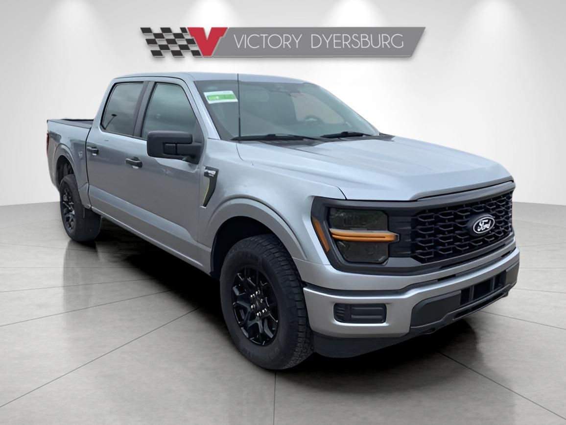 Silver Metallic 2025 Ford F-150 Pickup Truck Four-Wheel Drive Automatic