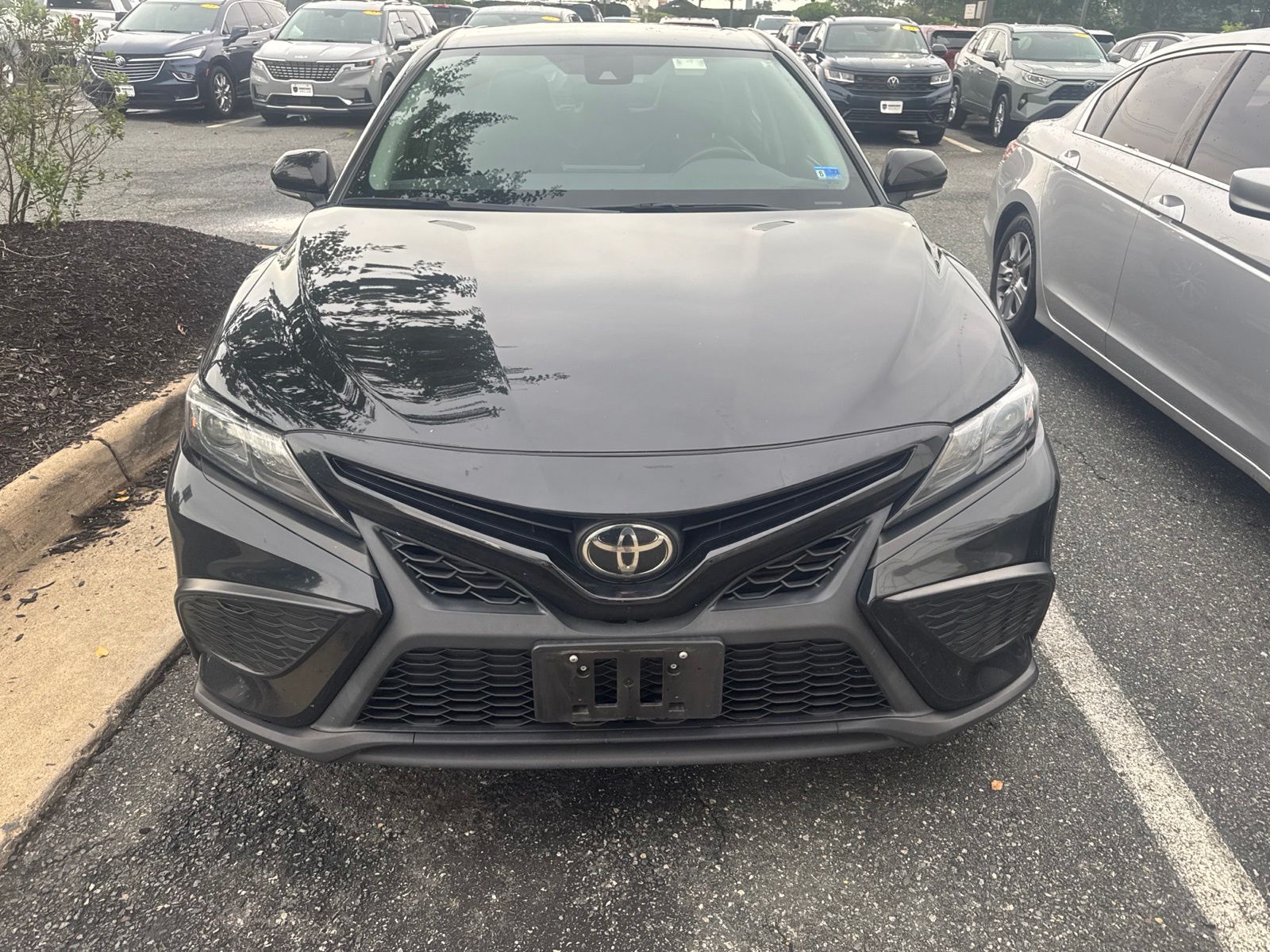 Used 2024 Black Toyota SE image 2
