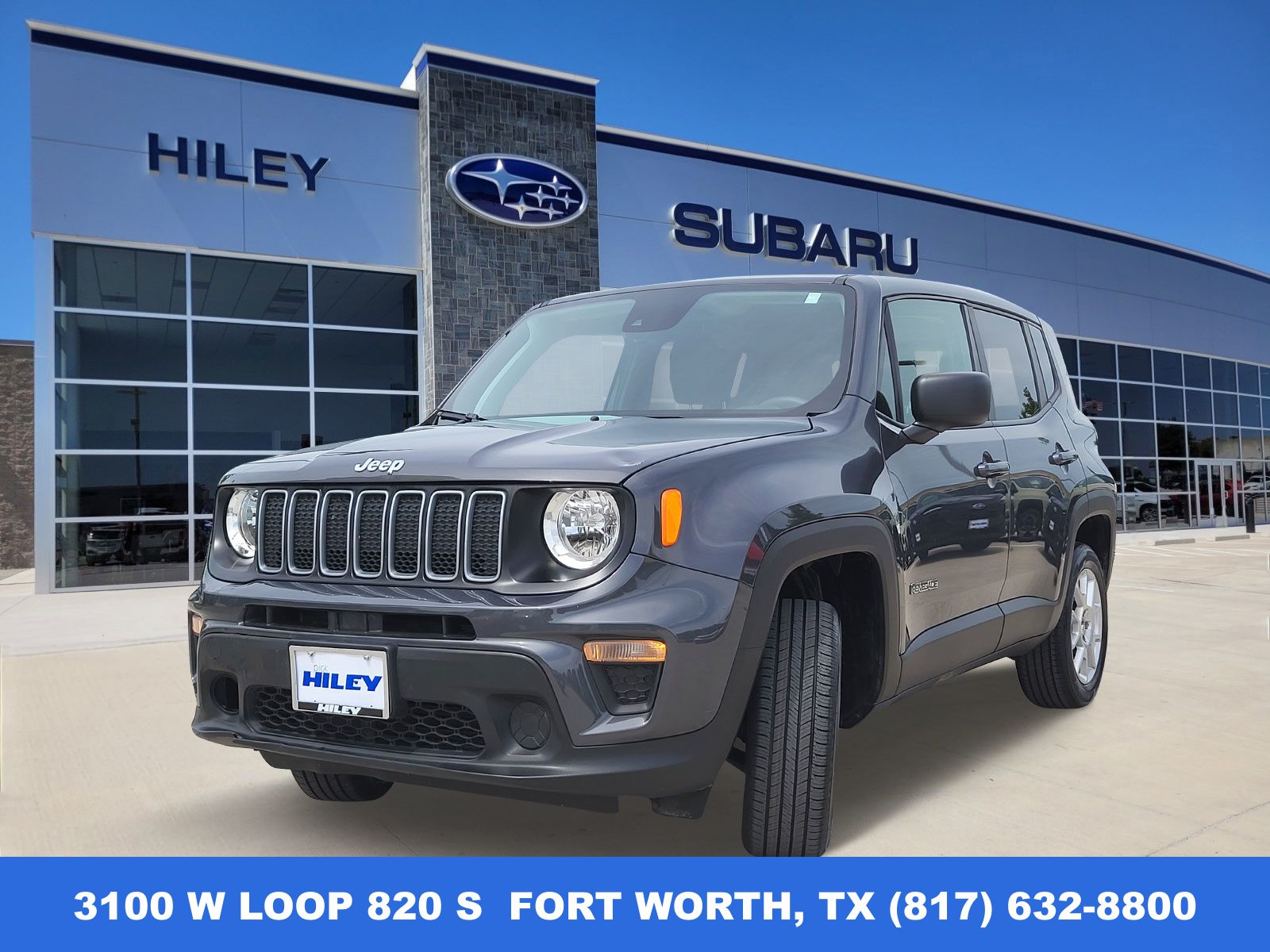 Graphite Gray 2023 Jeep Renegade Latitude 4WD SUV / Crossover Four-Wheel Drive 9-Speed Automatic