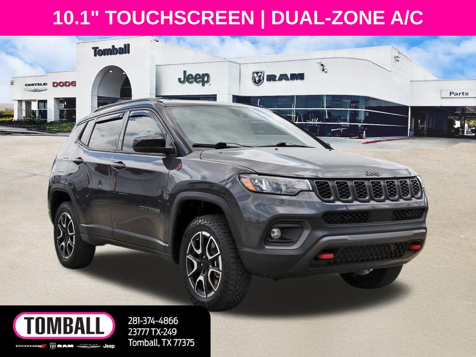 Baltic Gray Metallic Clearcoat 2024 Jeep Compass SUV / Crossover Four-Wheel Drive 8-Speed Automatic