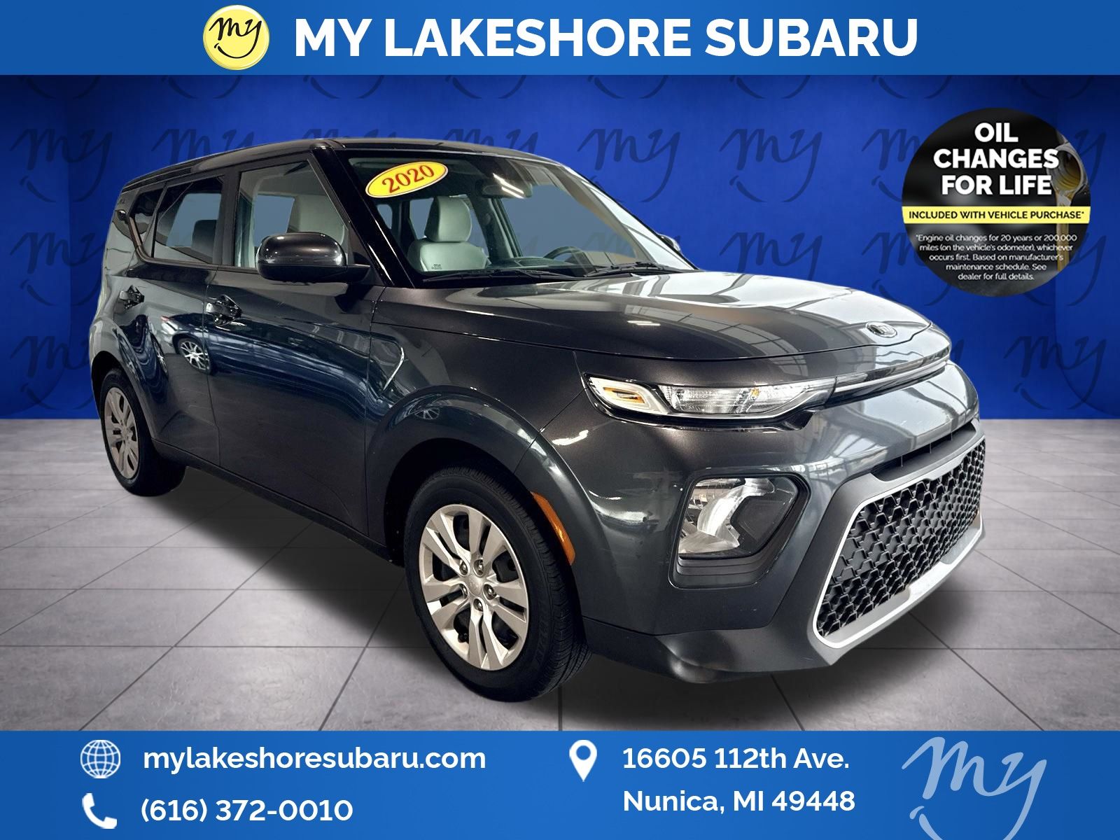 Gravity Gray 2020 Kia Soul SUV / Crossover Front-Wheel Drive Continuously Variable Transmission
