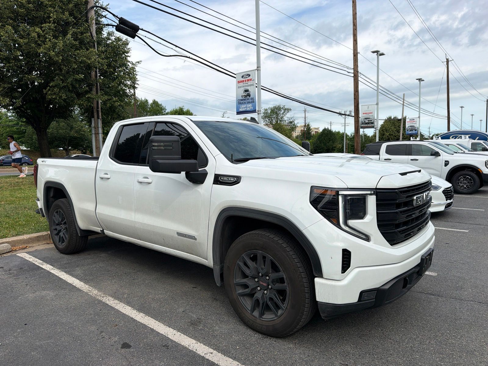 Summit White 2025 GMC Sierra 1500 Pickup Truck Four-Wheel Drive Automatic