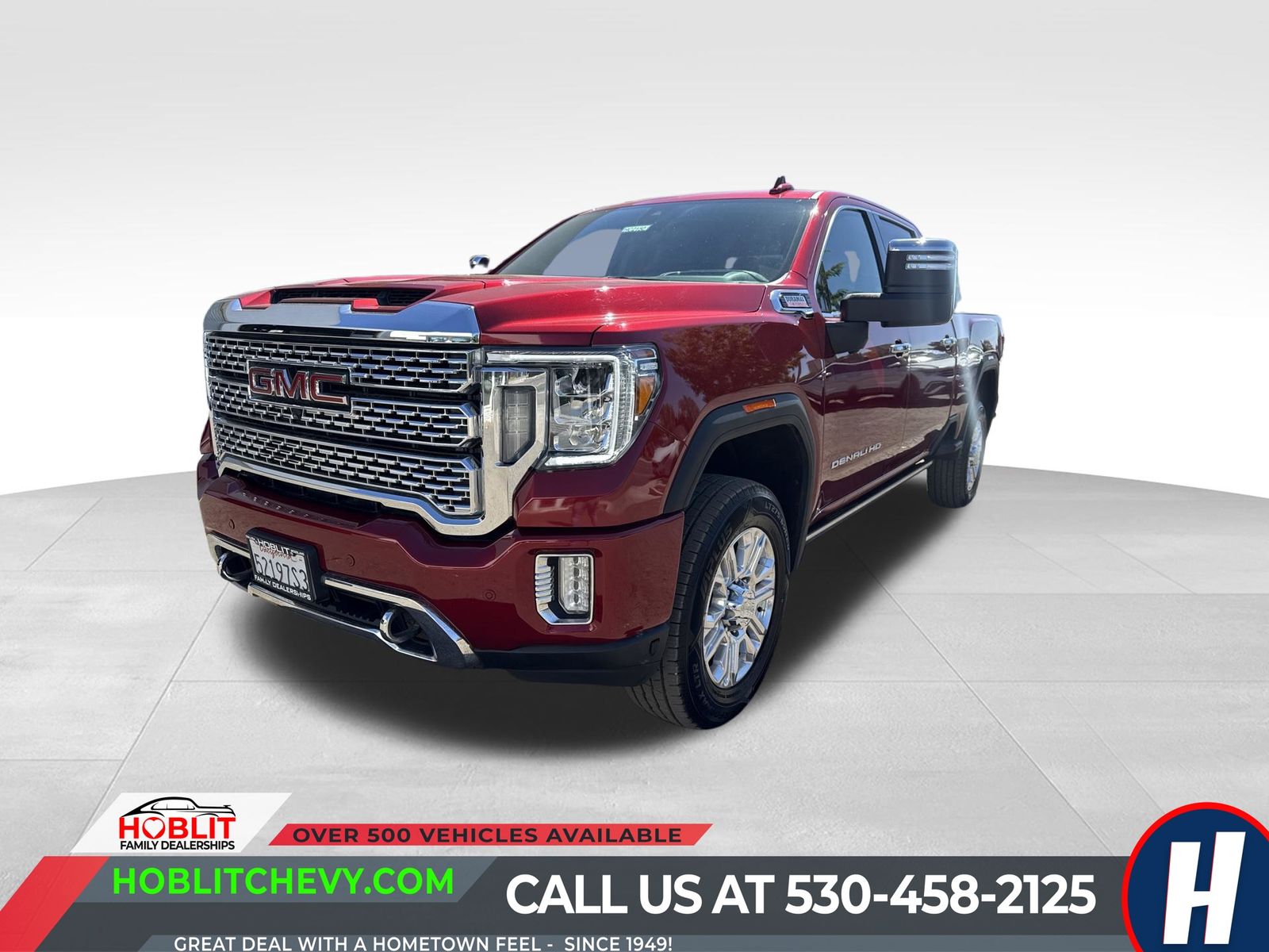 Cayenne Red Tintcoat 2023 GMC Sierra 3500HD Denali Crew Cab 4WD Pickup Truck Four-Wheel Drive Automatic