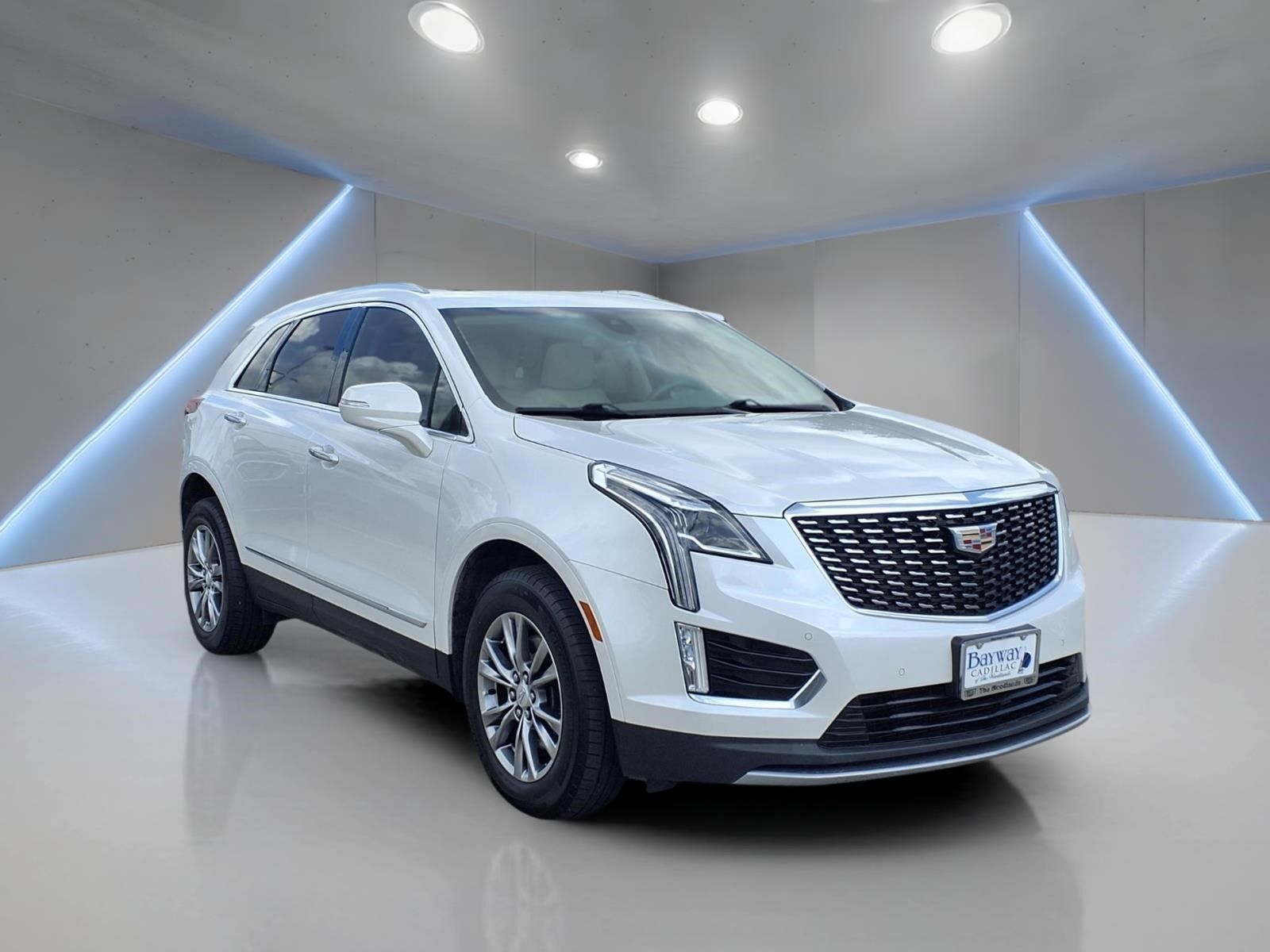 2023 Cadillac XT5 Premium Luxury White at Tom Peacock Cadillac