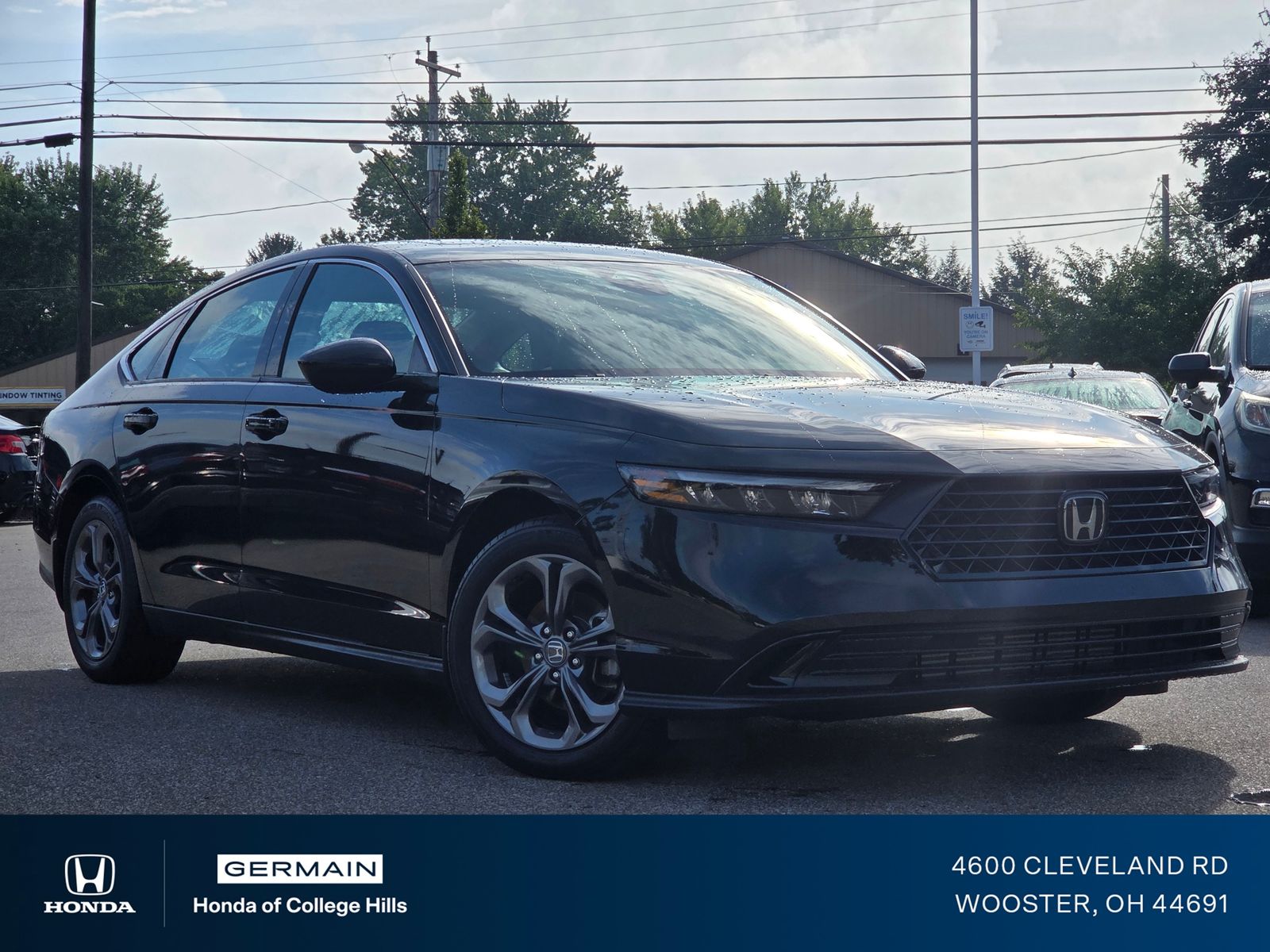 Used 2024 Black Honda EX image 2