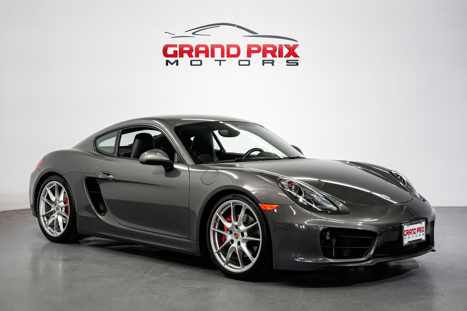 Agate Gray Metallic 2014 Porsche Cayman S Coupe Rear-Wheel Drive Automatic