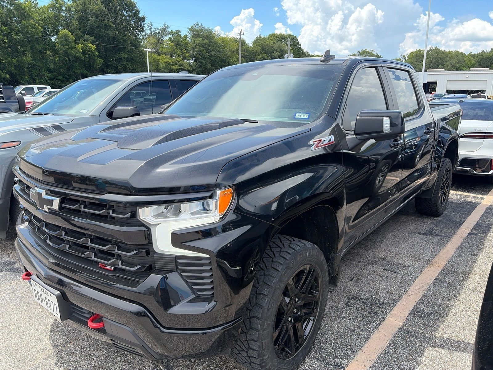 Black 2022 Chevrolet Silverado 1500 Pickup Truck Four-Wheel Drive Automatic