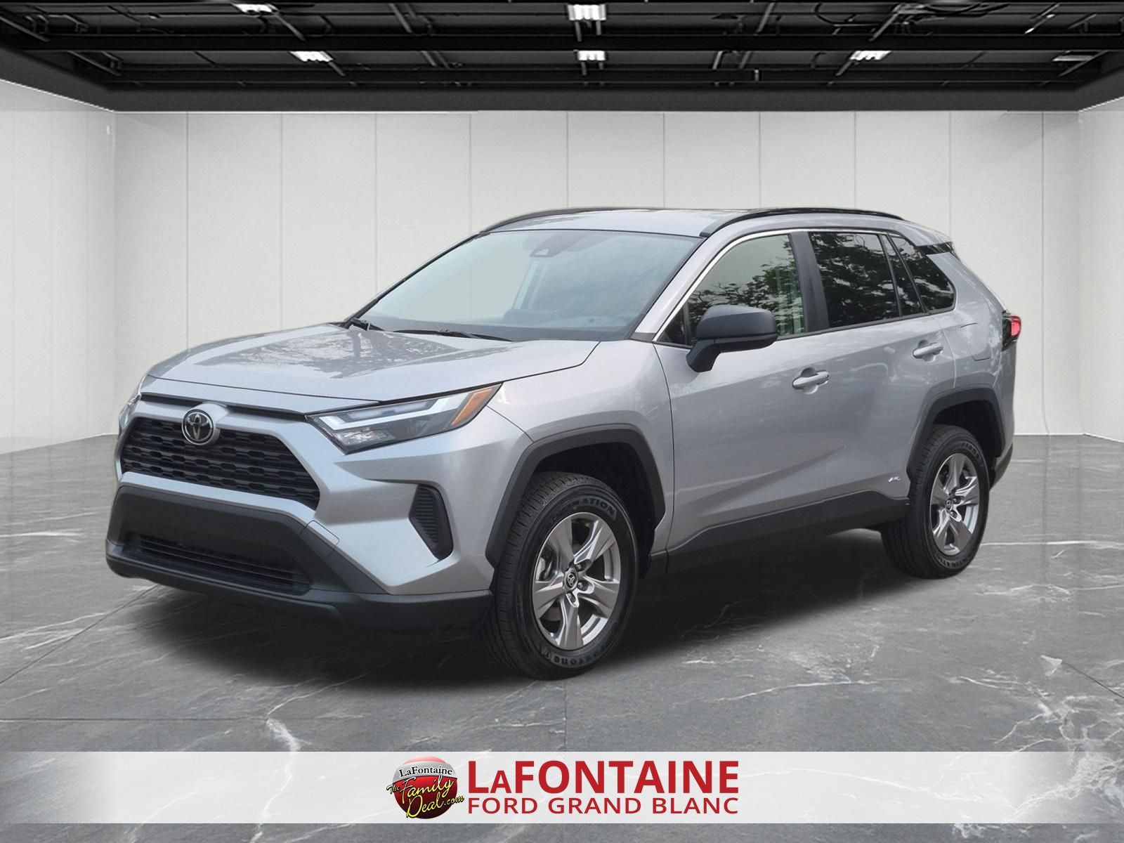 Silver Sky Metallic 2025 Toyota RAV4 Hybrid SUV / Crossover All-Wheel Drive Continuously Variable Transmission