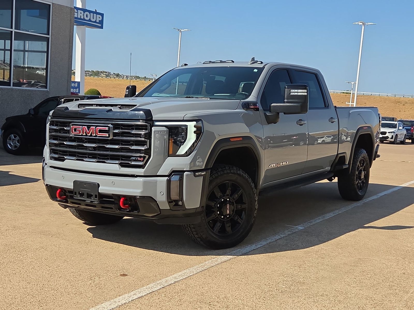 Thunderstorm Gray 2024 GMC Sierra 2500HD Pickup Truck Four-Wheel Drive Automatic
