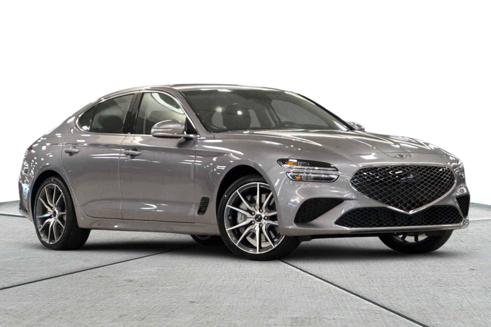 Silver 2026 Genesis G70 Sedan Rear-Wheel Drive 8-Speed Automatic