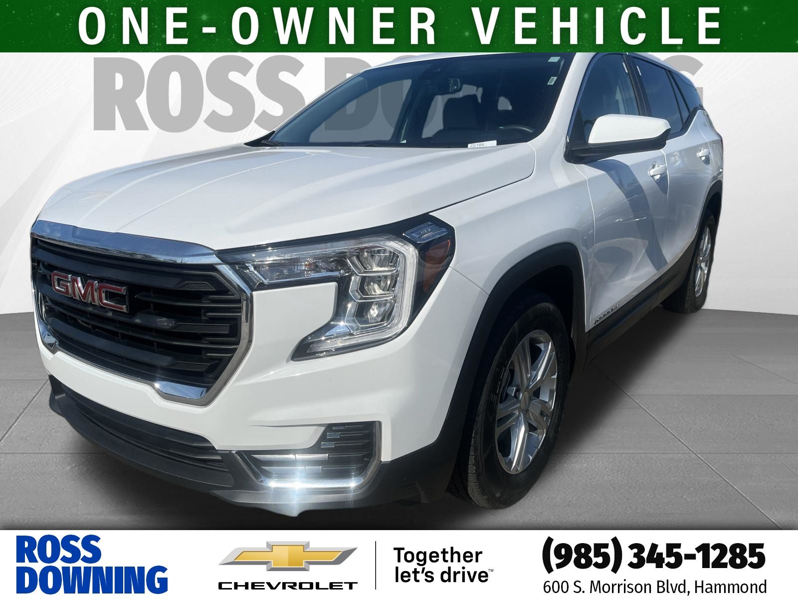 Summit White 2024 GMC Terrain SUV / Crossover Front-Wheel Drive 9-Speed Automatic