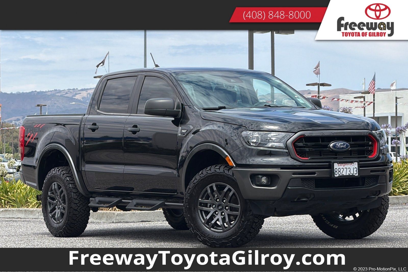 Shadow Black 2021 Ford Ranger Pickup Truck Four-Wheel Drive Automatic