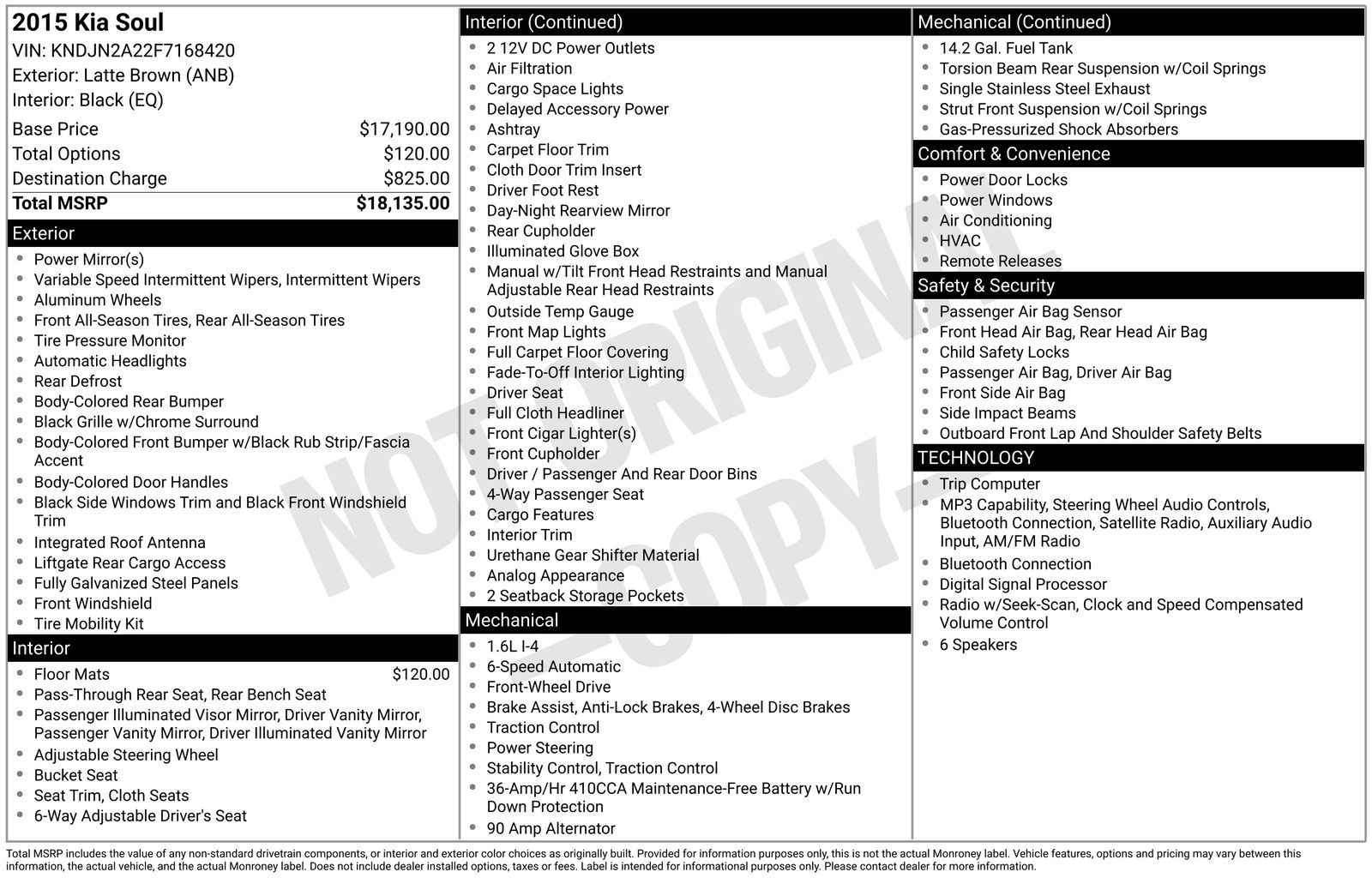 2015 Kia Soul Base FWD photo