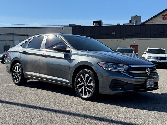 Platinum Gray Metallic 2023 Volkswagen Jetta 1.5T S FWD Sedan Front-Wheel Drive 8-Speed Automatic