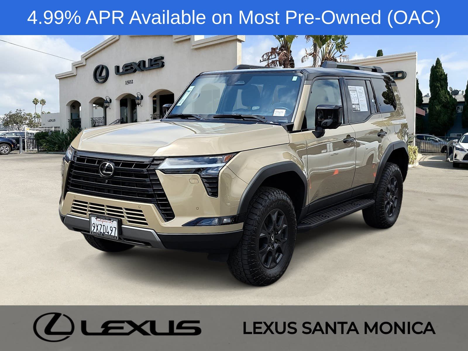  2025 Lexus GX 550 Overtrail+ AWD   