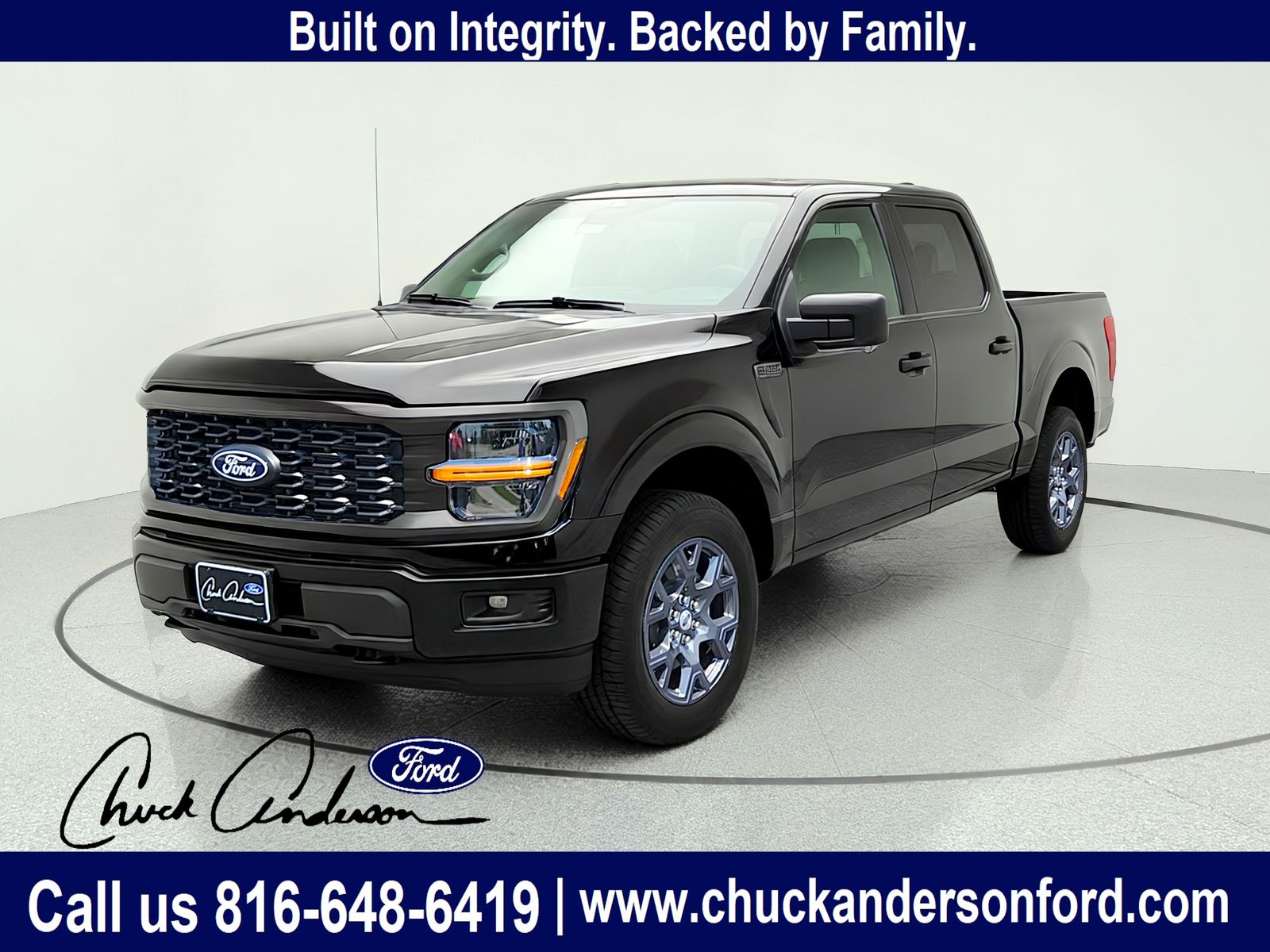 Agate Black Metallic 2026 Ford F-150 Pickup Truck Four-Wheel Drive Automatic