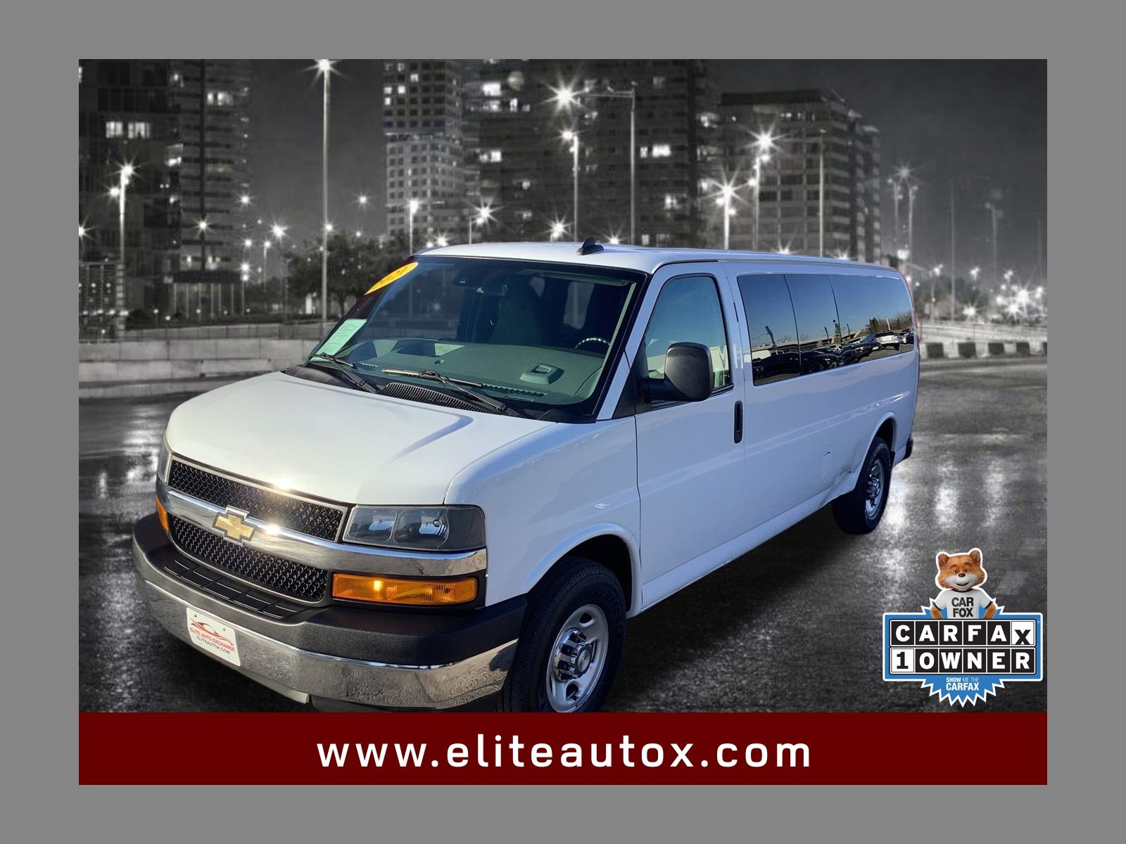 Summit White 2021 Chevrolet Express Van Rear-Wheel Drive 8-Speed Automatic Overdrive