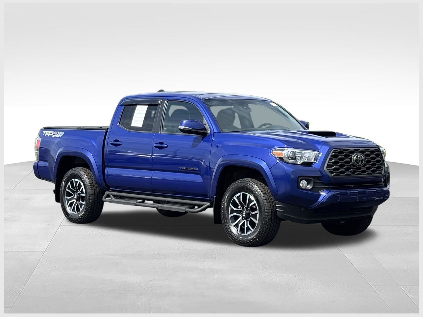 Blue 2022 Toyota Tacoma Pickup Truck Four-Wheel Drive 6-Speed Automatic