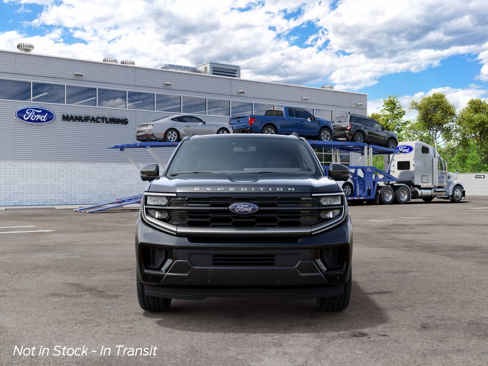 New 2027 Agate Black Metallic Ford Platinum image 2