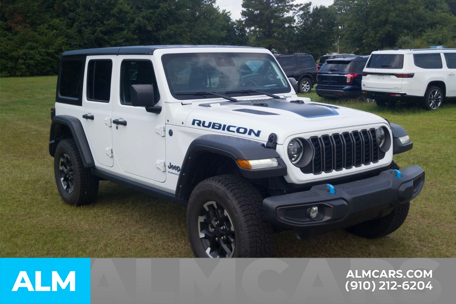 Used 2024 Bright White Clearcoat Jeep Rubicon 4xe image 22