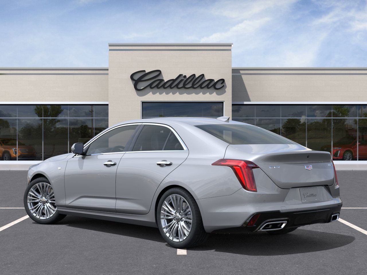 2026 Cadillac CT4 Premium Luxury Silver at Ross Downing Buick GMC