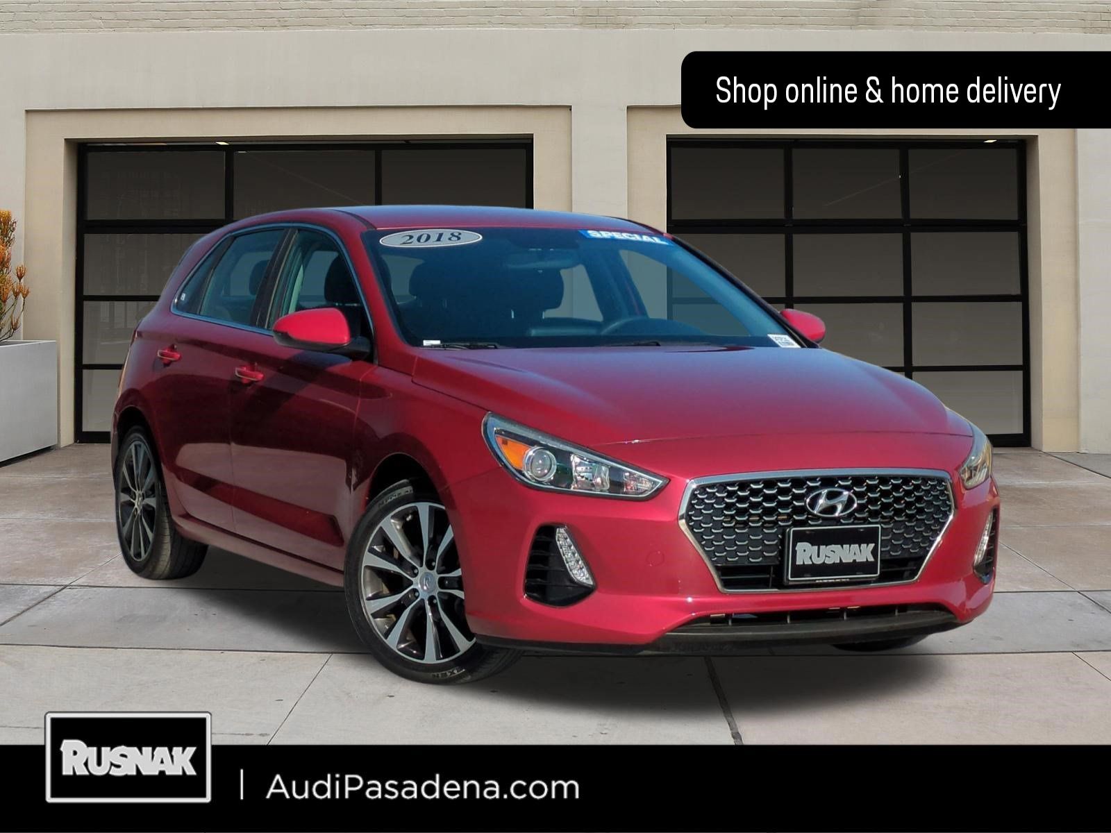 Scarlet Red Pearl 2018 Hyundai Elantra GT Hatchback Front-Wheel Drive 6-Speed Automatic