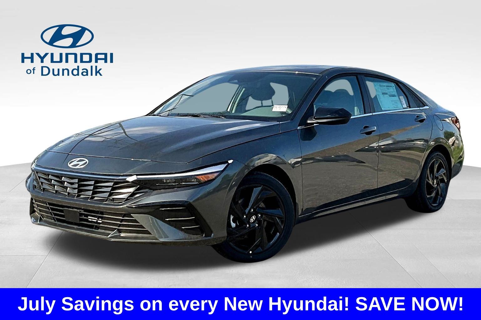 Amazon Gray 2026 Hyundai Elantra Sedan Front-Wheel Drive Continuously Variable Transmission