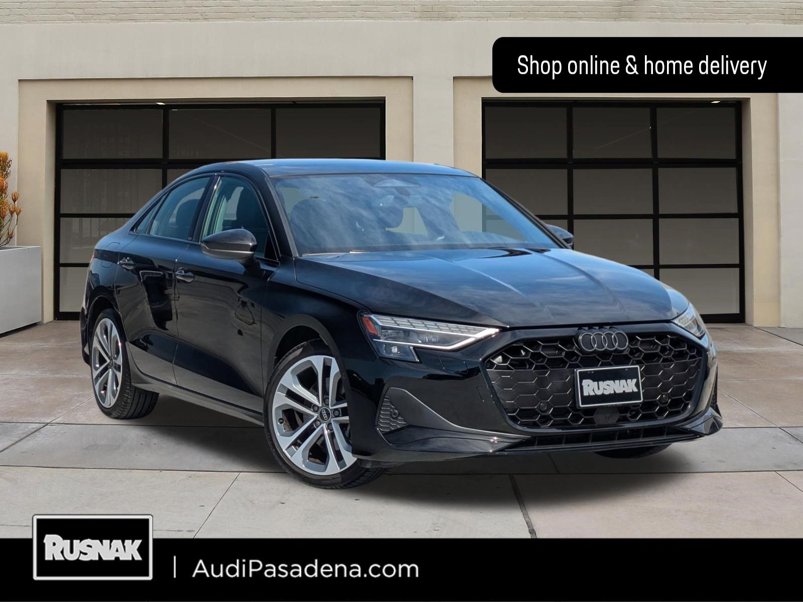 Brilliant Black 2026 Audi A3 Sedan All-Wheel Drive 7-Speed Automatic