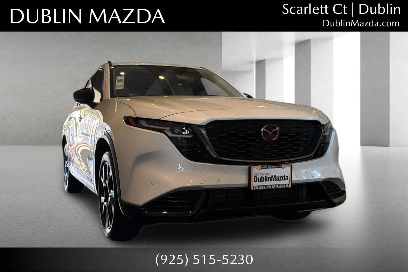 Rhodium White Metallic 2026 Mazda CX-5 2.5 S Premium Plus AWD SUV / Crossover All-Wheel Drive 6-Speed Automatic