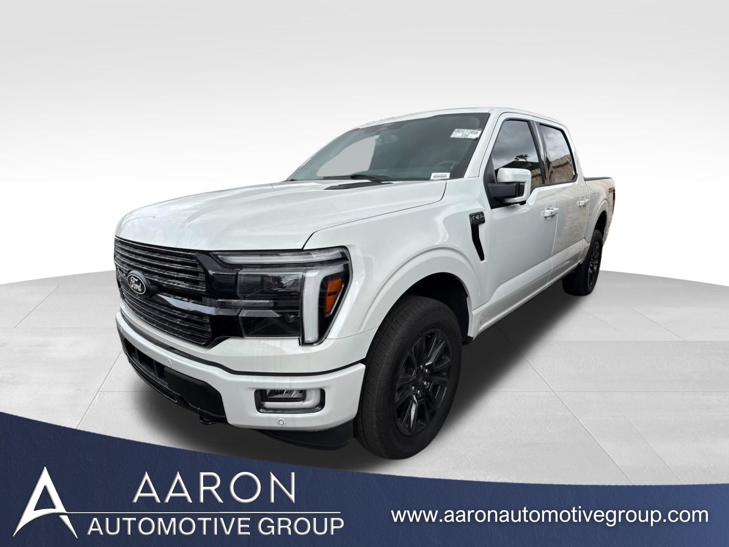 White Metallic 2024 Ford F-150 Platinum SuperCrew 4WD Pickup Truck Four-Wheel Drive Automatic