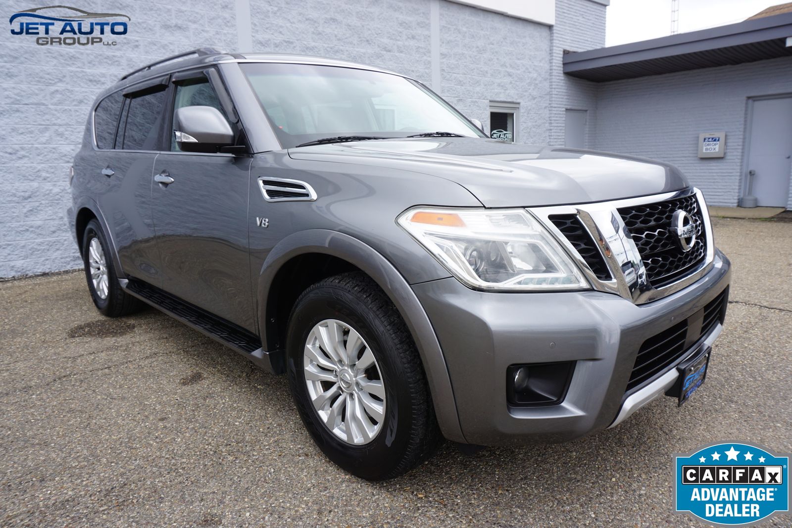 Gray (Gun Metallic) 2017 Nissan Armada SUV / Crossover Four-Wheel Drive 7-Speed Automatic